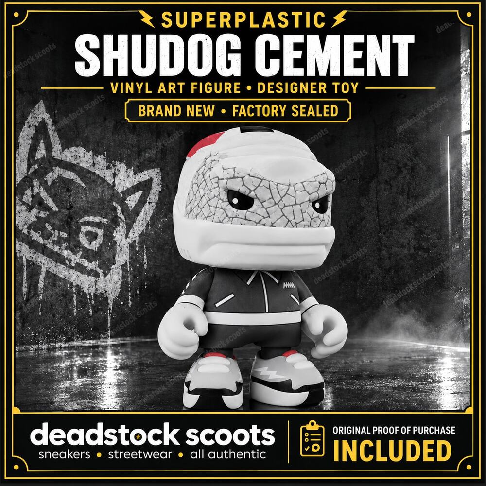 Superplastic SHUDOG Cement Vinyl Art Toy Factory Sealed NRFB